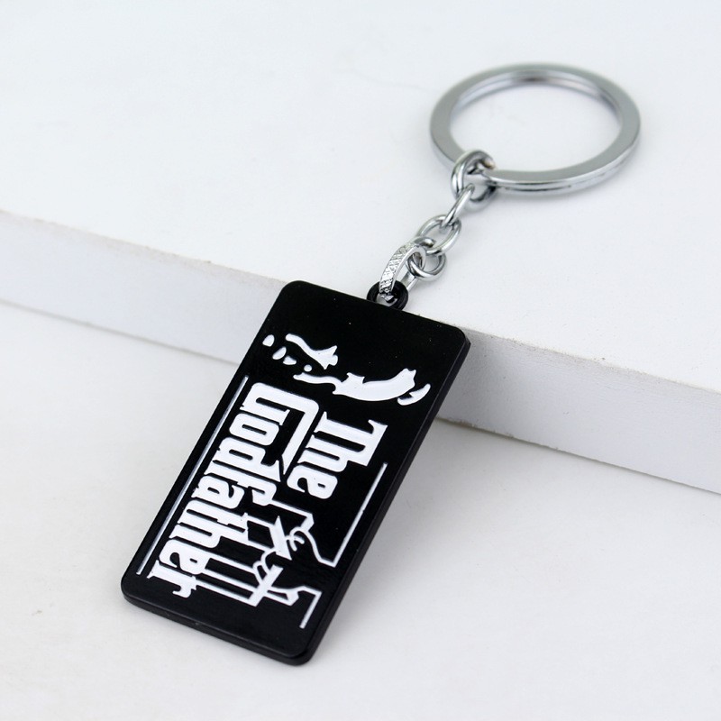 The Godfather Godfather โลโก้พวงกุญแจ Star Wars Spacecraft พวงกุญแจ