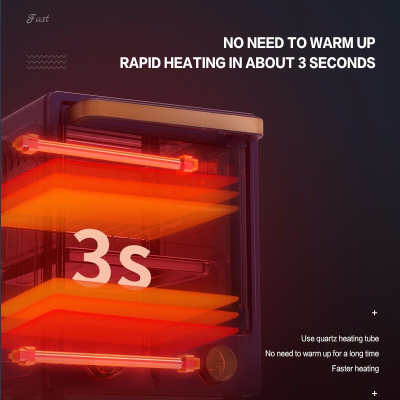 ﺴ∏KONKA 12L Vertical Oven Household Baking Integrated Oven Electric