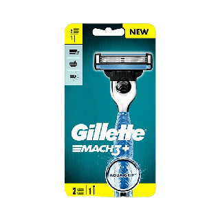 [ใหม่!] Gillette ยิลเลตต์ มัคทรี Mach3 - ด้าม มีดโกนหนวด พร้อมใบมีด 2 ชิ้น P&G