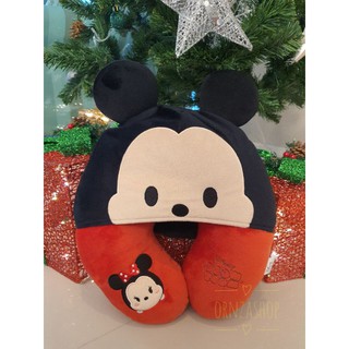 หมอนรองคอ Disney Tsum Tsum ลายมิกกี้มีหมวกครอบ