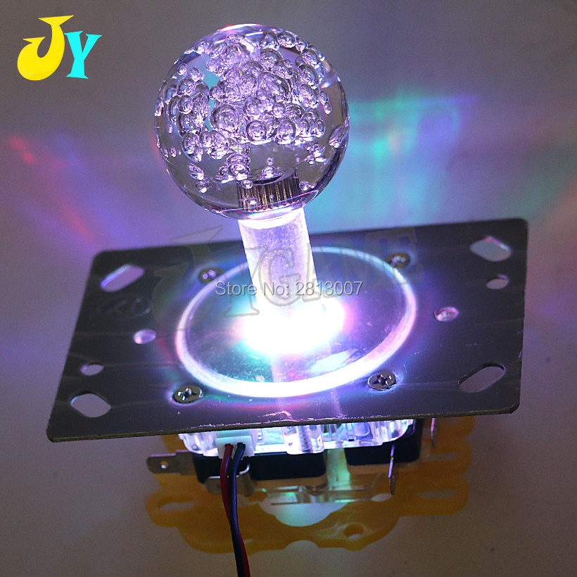 คอนโซลCrane Machine Arcade Game Accessory Colorful LED Joystcik Glitter
