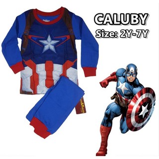 ชุดเสื้อกางเกง Captain America Style C สินค้าเด็กคุณภาพจาก IdeaKidShop