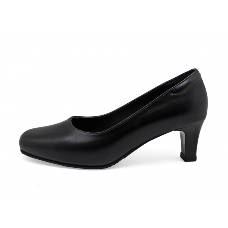 TAYWINแท้ เทวินทร์แท้ รองเท้าคัทชูส้นสูงหนังแท้ SC-80 Size35-41 หนังนิ่มสีดำ