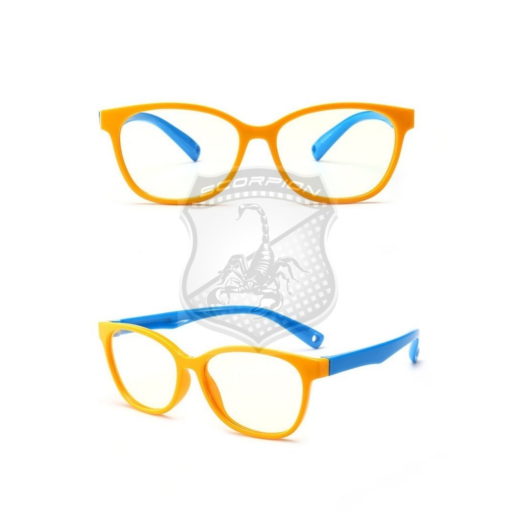 พร้อมส่ง🇹🇭 เเว่นตากรองแสงเด็ก F8142 เเว่นตาเด็ก เเว่นถนอมสายตา แว่นตา แว่นตากรองแสง สีฟ้า Anti Blue Light Glasses - รูปที่ 4