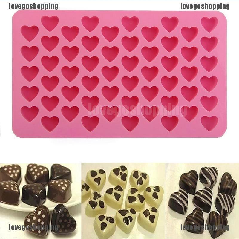 ๑•ิ.•ั๑อุปกรณ์แม่พิมพ์ซิลิโคน Love Heart สําหรับใช้ในการทําช็อคโกแลตคุ้กกี้เบเกอรี่ Ae 21