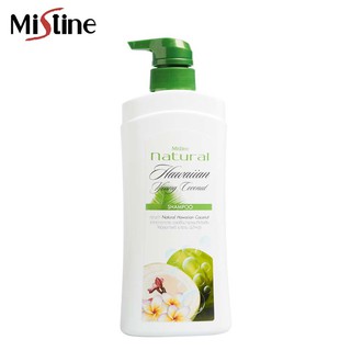 Mistine Natural Hawaiian young Coconut Shampoo 400ml. มิสทิน เนเชอรัล ฮาวายเอี้ยน ยัง โคโค่นัท แชมพู แชมพูน้ำมันมะพร้าว