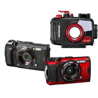 เซ็ทกล้องกันน้ำ OLYMPUS Tough TG-6 พร้อม Housing (PT-059) SET RED or BLACK ราคาพิเศษ ประกันศูนย์ไทย