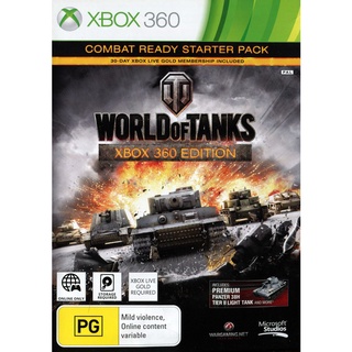 World of Tanks xbox360 [Region Free][เล่นONLINE] แผ่นเกมXbox360 แผ่นไรท์สำหรับเครื่องที่แปลงแล้ว LT/RGHทุกโซน