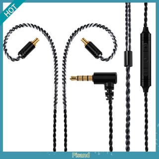 Pisand สายเคเบิลหูฟัง A2DC 3.5 มม. พร้อมไมโครโฟน สําหรับ Audio Technica LS50 IS70 200 E40 50