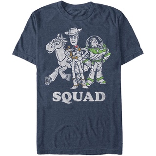 เสื้อยืดใหม่ 2022New ข้อเสนอพิเศษ หุ่นยนต์ ผู้ชาย Fifth Sun Mens Disney Toy Story Squad T-Shirt คอกลม แฟชั่น  ผ้าฝ้ายแท