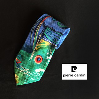 Necktie เนคไทแบรนด์เนม Pierre Cardin ของแท้ มือสอง สภาพดี ราคาถูก ผ้าไหม