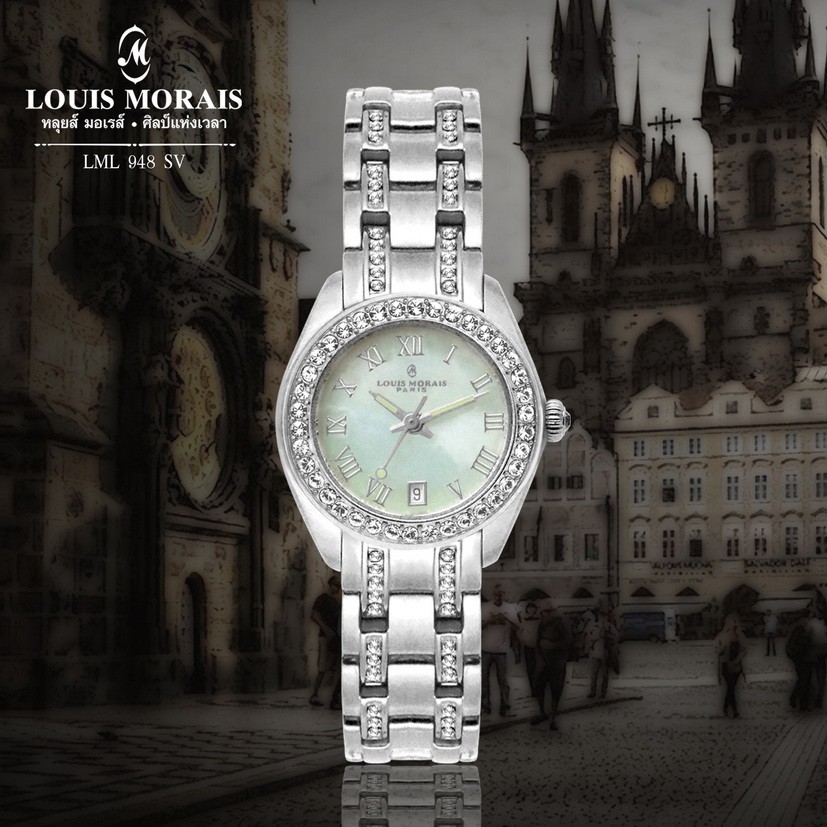 Louis MoraisLML 948 SV นาฬิกาข้อมือ หลุยส์มอเรส์