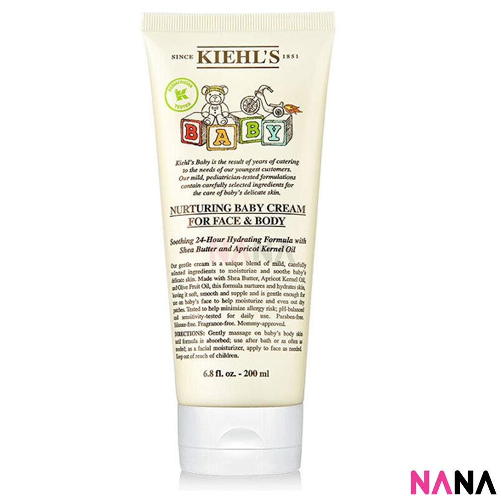 Kiehl's Nurturing Baby Cream For Face and Body 200ml คีลส์ บำรุงผิวกาย