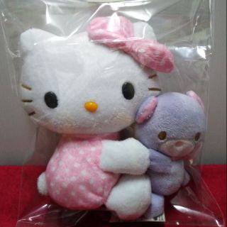 Hello Kitty ตุ๊กตา​นุ่ม​นิ่ม​ 16 ซม. ลิขสิทธิ์​แท้​ Sanrio