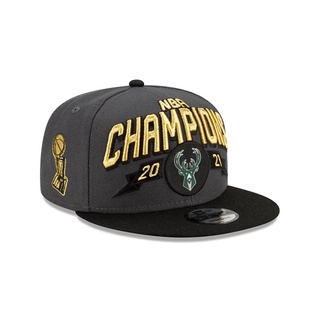 New Era หมวก รุ่น MILWAUKEE BUCKS NBA AUTHENTICS: ON-COURT CHAMPIONS 9FIFTY SNAPBACK