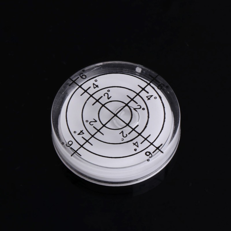 ✿32x7 มม. Bulls-eye Bubble องศา Marked Surface Spirit ระดับสําหรับกล้องวงกลม