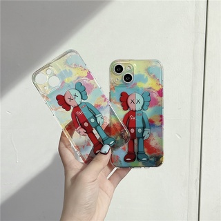 เคสแข็ง สำหรับ ไอโฟน iPhone 14 Pro Max 14 Plus iPhone 13 Pro Max iPhone 12 Pro Max iPhone 11 Pro Max Cartoon Doodle KAWS Hard Case