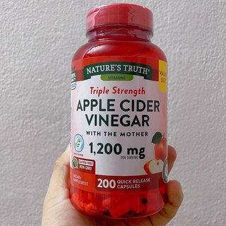 Natures Truth Apple Cider Vinegar 1200 mg. 200 Capsules