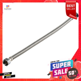 สายน้ำดีสเตนเลสน้ำอุ่น-น้ำเย็น RASLAND RA 40400 16 นิ้วHOT AND COLD WATER INLET HOSE RASLAND RA 40400 16IN STAINLESS STE