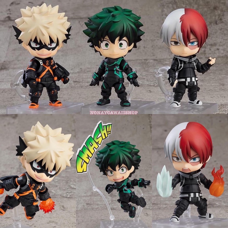 Nendoroid My Hero Academia Stealth Suit Ver. (ราคาต่อตัว) Midoriya Izuku / Katsuki Bakugo / Shoto