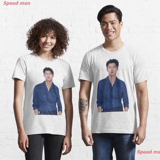 เสื้อยืดครอปเสื้อยืดKorean Drama ฮัน ฟาน Korea Hallyu เด็กผู้ชาย Hyun binเสื้อยืด ฮันรยู Hyun bin Essential T-Shirt เสื้