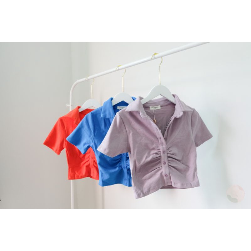 P13เสื้อคร็อปน่ารักก