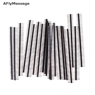 Aflymessage แถบเชื่อมต่อ แถวเดียว ตัวผู้ 40Pin 2.54 มม. 20 ชิ้น