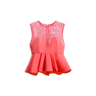 Vickteerut Sleeveless Peplum Blouse เสื้อแขนกุด ชายระบาย