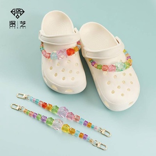 【💋Ooyoudo】【โซ่ 1 ชิ้น】ชุดจิ๊บ DIY หัวเข็มขัด อุปกรณ์เสริมตกแต่ง crocs s charm สําหรับ jibz【แตะผู้หญิง jibbitz อุปกรณ์เสริม】