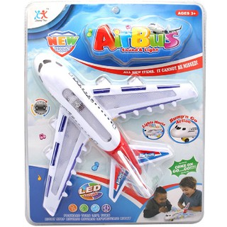 Airbus เครื่องบินชนถอย เครื่องบินของเล่น มีไฟมีเสียง สวยงามมาก พร้อมส่ง!!!