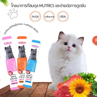 😻อาหารแมว ขนมแมวเลีย​ 16 กรัม​ แมวชอบถูกใจ ทิงเกอร์เบล ครีมแมวเลีย SD1484