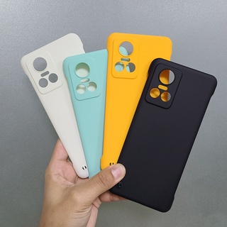 Realme GT Neo 3 3T เคส ไม่มีกรอบ แข็ง PC หัวฉีด ประมวลผล กันชนหลัง เคสโทรศัพท์