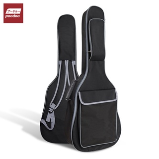 Guitar Bag กระเป๋ากีตาร์ ไฟฟ้า ขนาด 36 และ 41นิ้ว บุฟองน้ำหนา 10mm. รุ่น A1 กระเป๋ากีตาร์โปร่ง ✔✔สีดำ✔✔