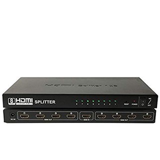 กล่องแปลงสัญญาน HDMI Splitter เข้า 1 ออก 8 Full HD 1080P 3D HDMI Splitter 1X8 4K 2K