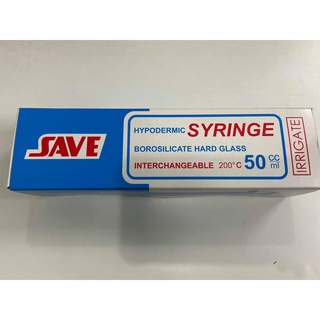 SAVE ไซริ้งแก้วให้อาหาร syring แก้ว Save syringe 50cc