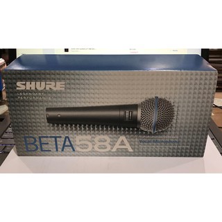 ไมค์สาย SHURE รุ่น BETA58A-X พร้อมคอไมค์ คุณภาพเสียงดี ของแท้รับประกัน