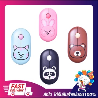 เมาส์ไร้สายลายการ์ตูน OKER FASHIONABLE WIRELESS MOUSE M693