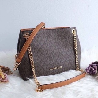 ✅พร้อมส่ง!! MICHAEL KORS JET SET ITEM MEDIUM CHAIN MESSENGER BAG