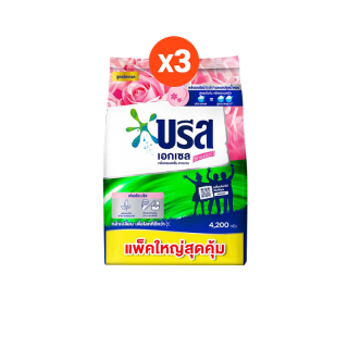 บรีส เอกเซล ซิกเนเจอร์ ฟลอรัล บรีส สีชมพู 4200 กรัม x3 Breeze Excel Signature Floral Breeze Pink 4200 g x3