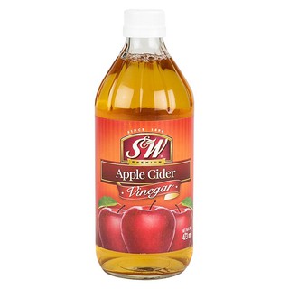 เอส&amp;ดับบลิวน้ำส้มสายชูหมักแอปเปิ้ล 473มล. S&amp;W Apple Cider Vinegar 473 ml.