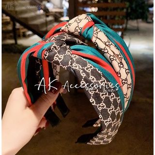 ที่คาดผม คาดผมลายแบรนด์ดัง สไตล์เรียบหรูไฮโซ **พร้อมส่ง