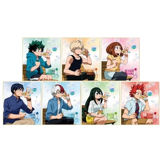 (เลืกลาย) My Hero Academia Foil Mini Shikishi Collection Blowing Bubbles! ชิกิชิ มายฮีโร่