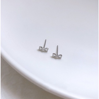 163-littlegirl gifts-Mini bow stud earrings