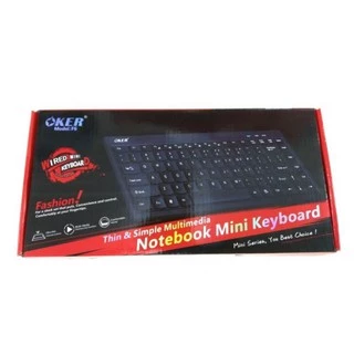 OKer. คีร์บอดโน้ตบุค USB. Keyboard OKer (mini F6)