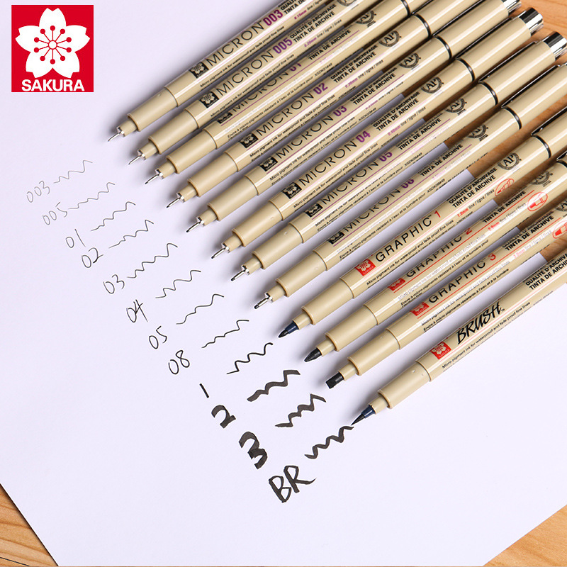 Sakura Pigma Micron Drawing Pens Marker Sketch Marker Pen