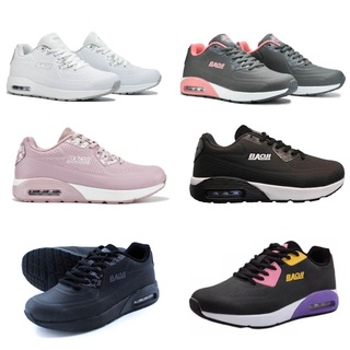 Baoji Collection บาโอจิ รองเท้าผ้าใบ รองเท้าลำลอง สำหรับผู้หญิง W Air Max Pref. Leather BJW322 (1680)