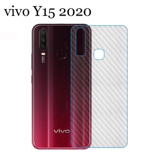 ฟิล์มป้องกันหน้าจอ ป้องกันรอยด้านหลัง สำหรับ Vivo Y15 2020