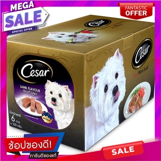 ซีซาร์รสแกะ 100กรัม แพค 6 Lamb Caesar 100g. Pack 6