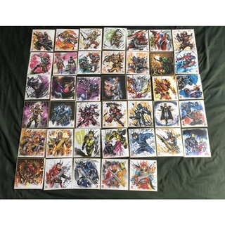 แผ่นภาพชิกิ คาเมนไรเดอร์ (kamen rider shikishi art) vol.2 kamen rider wizard to saber