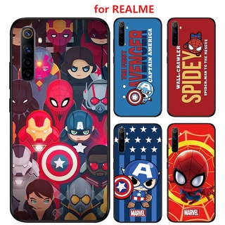 เคส realme 11 5 5S 5I 6I pro plus 4G 5G  7 6 7i C17 pro plus 4G 5G  โทรศัพท์มือถือลายการ์ตูนซุปเปอร์ฮีโร่สําหรับ